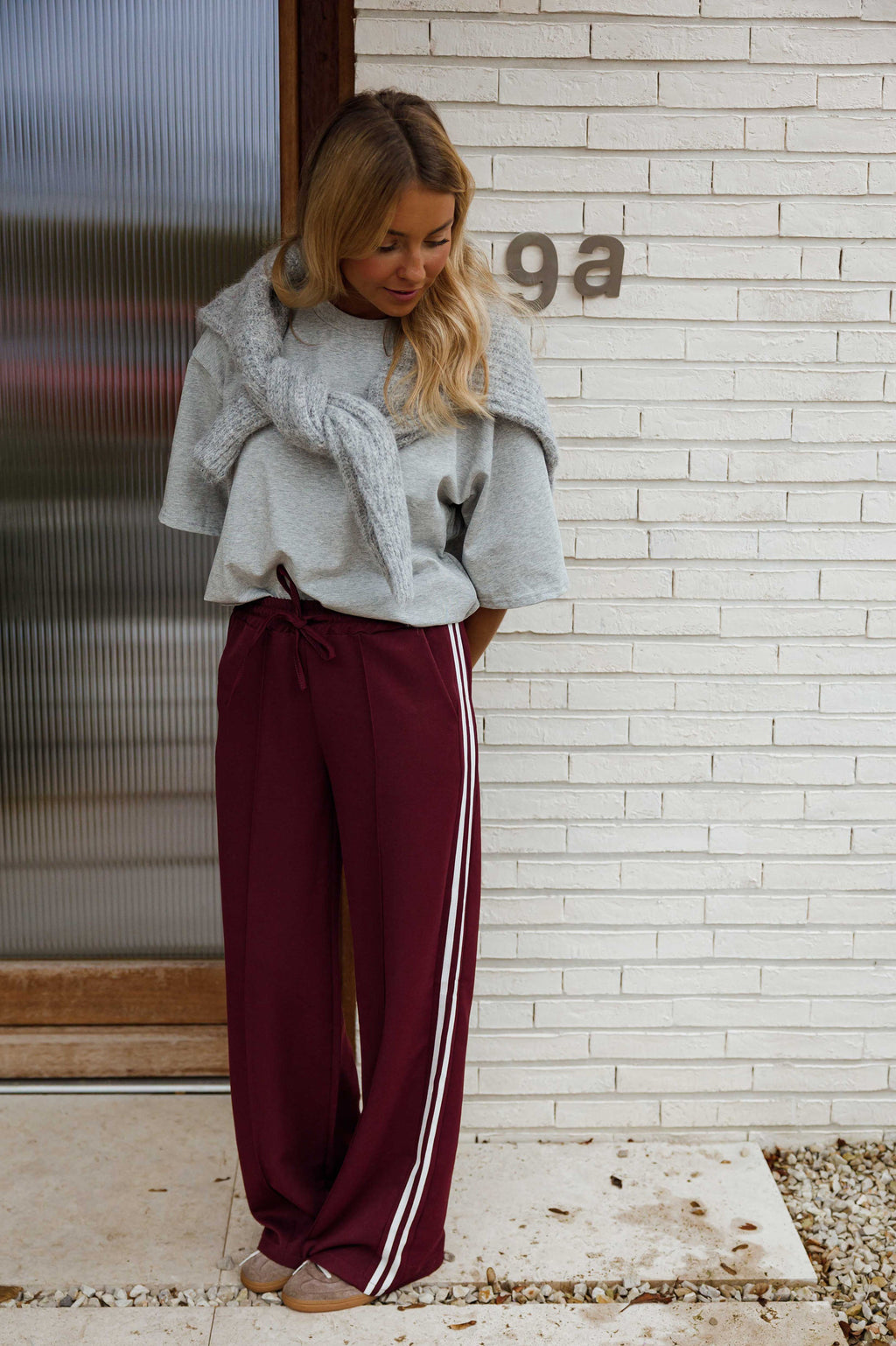 Pantalon Waty - bordeaux