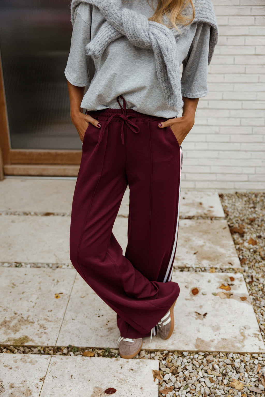 Pantalon Waty - bordeaux