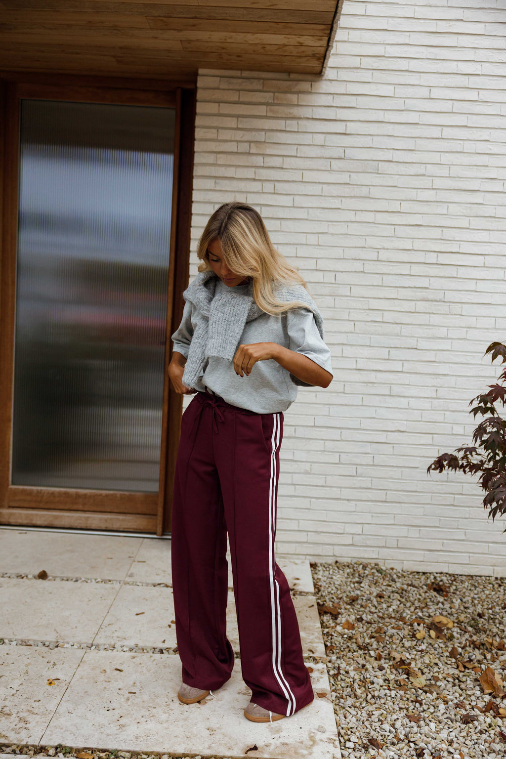 Pantalon Waty - bordeaux