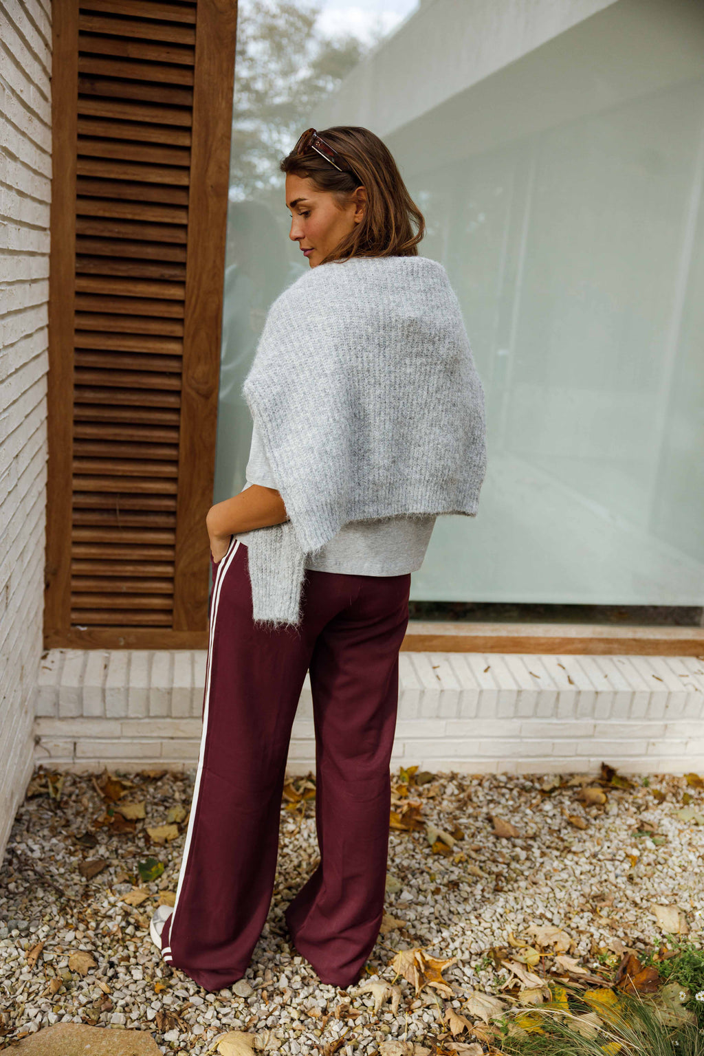 Pantalon Waty - bordeaux