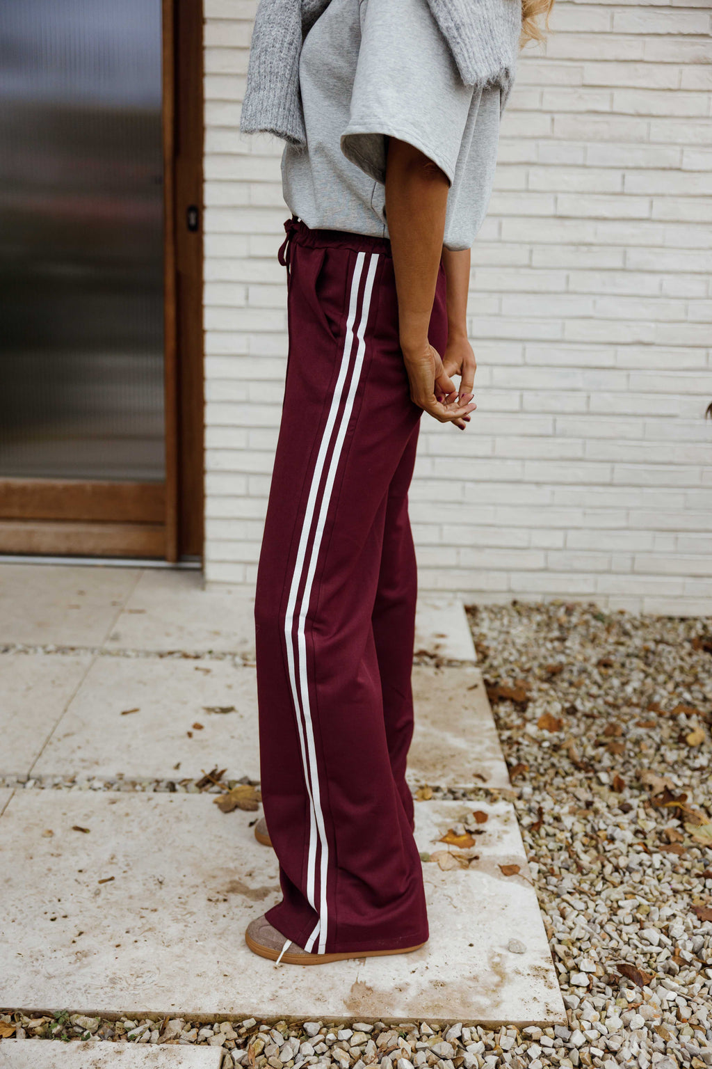 Pantalon Waty - bordeaux