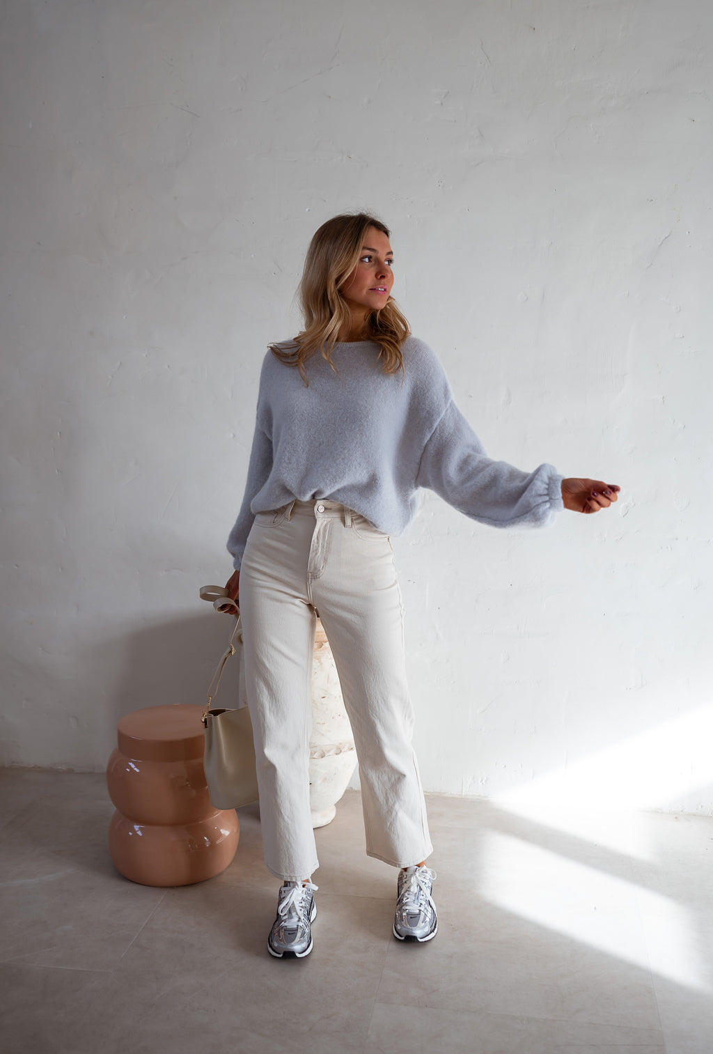 Adixia sweater - pearl grey