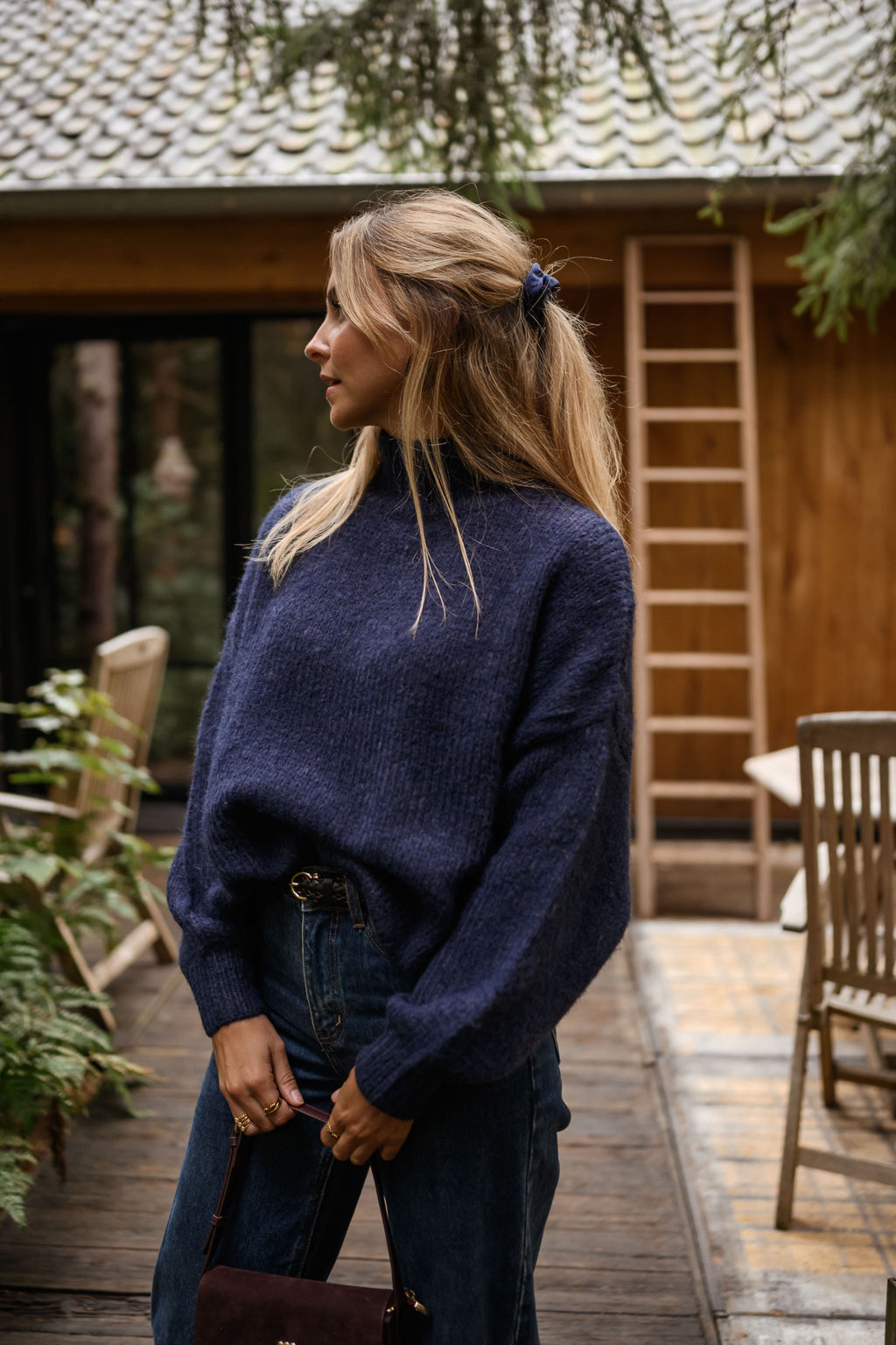 Pull Angèle - bleu