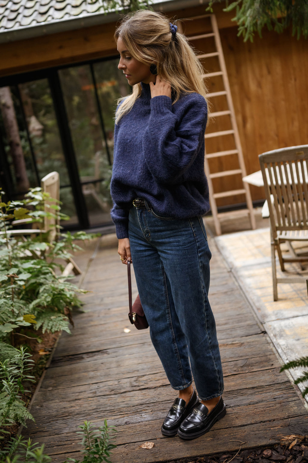 Pull Angèle - bleu