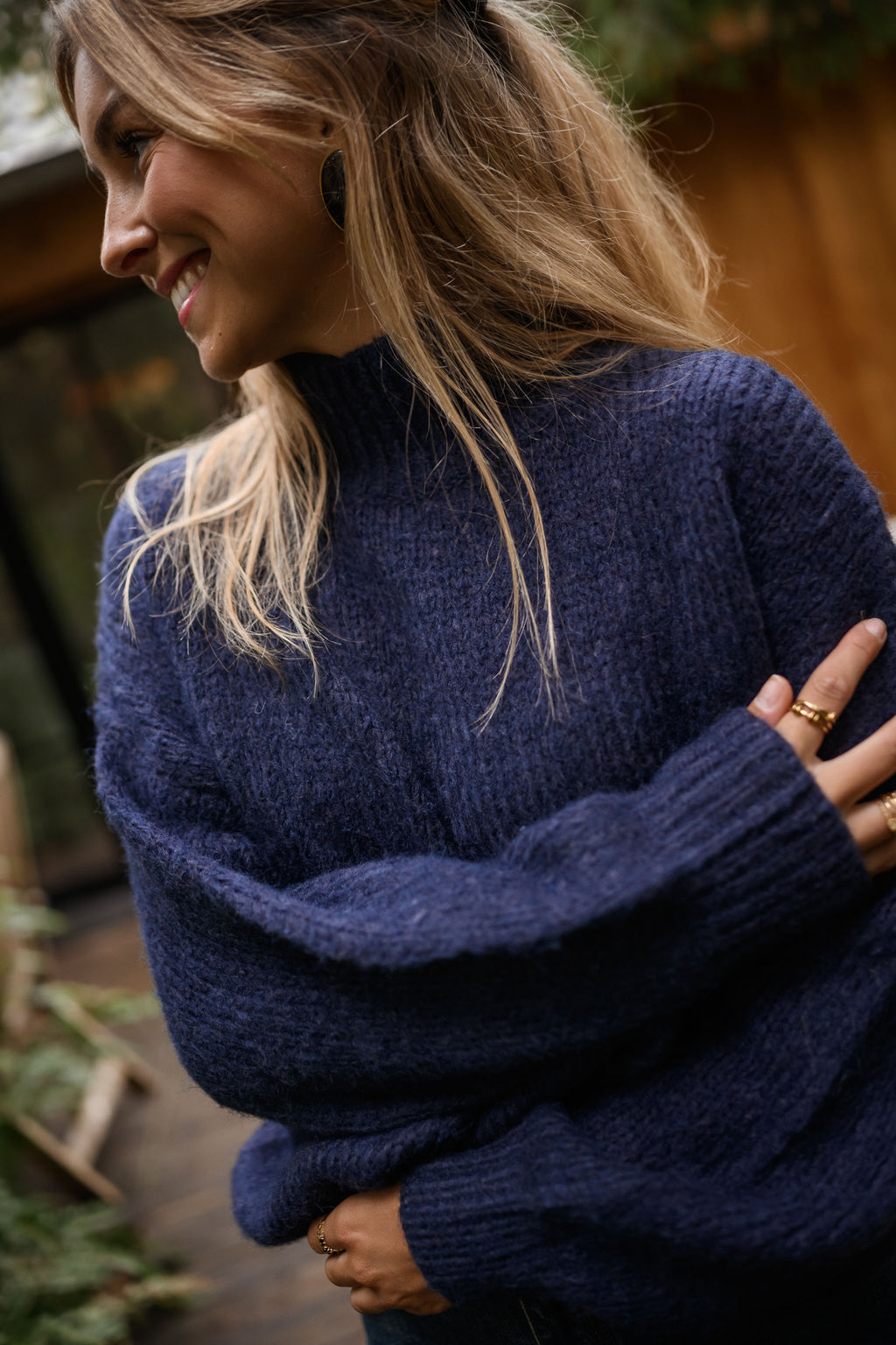 Pull Angèle - bleu