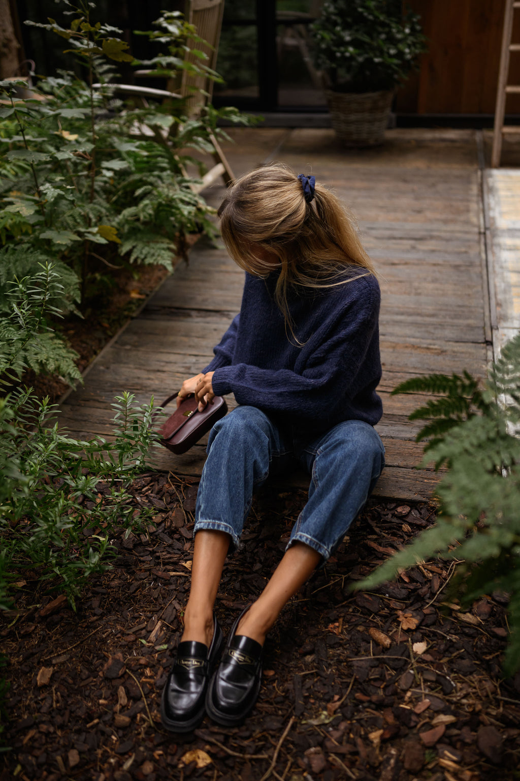 Pull Angèle - bleu