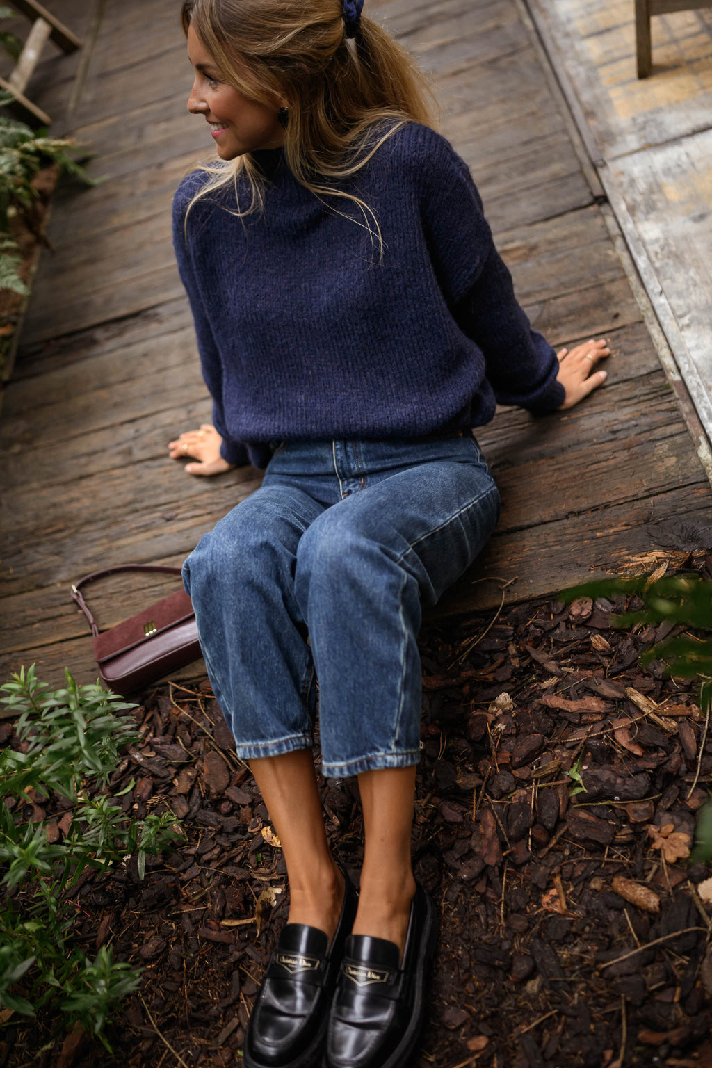 Pull Angèle - bleu