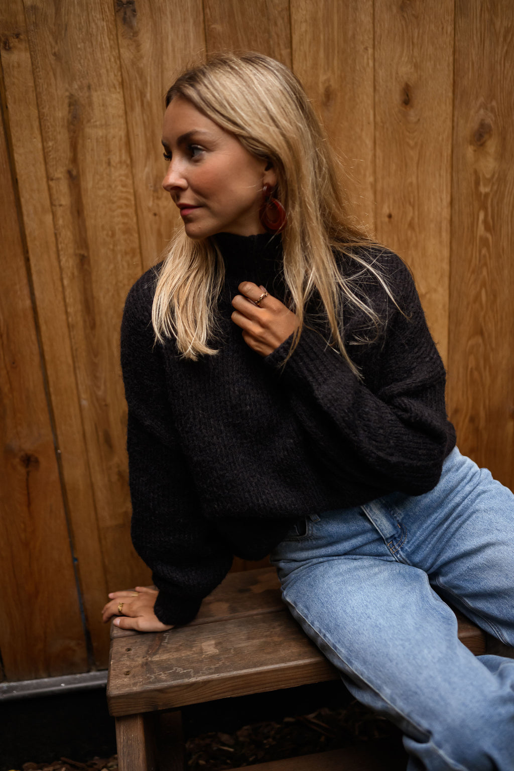 Angèle sweater - black