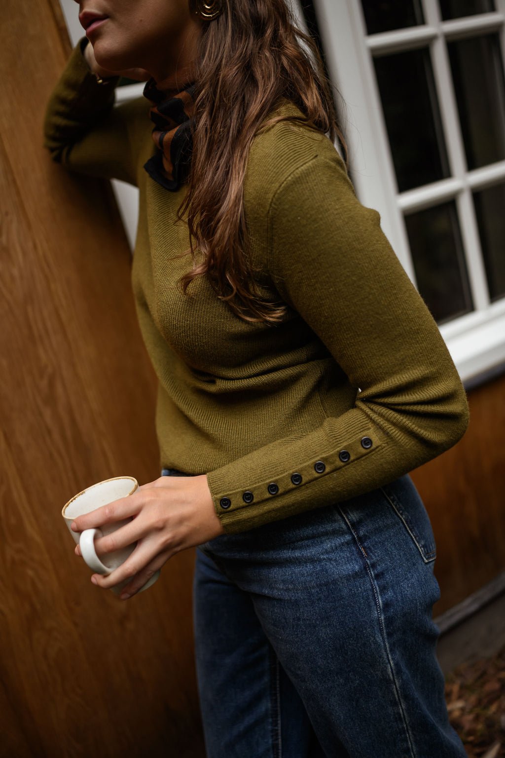 Pull Charles - olive
