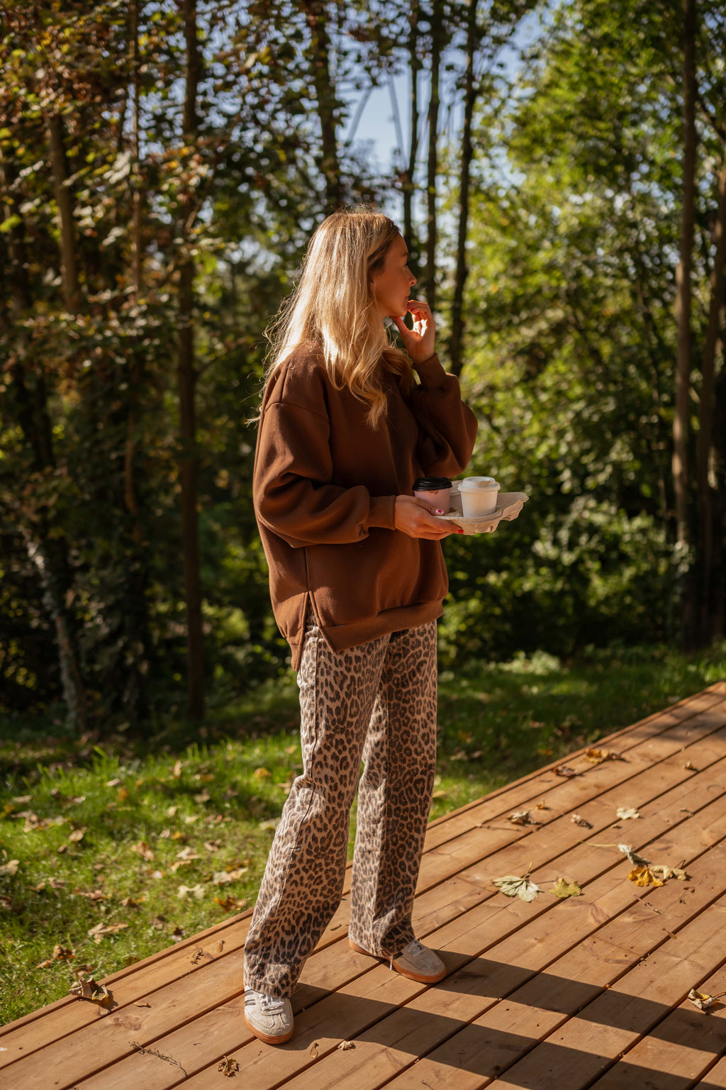 Florence sweater creation - chocolade