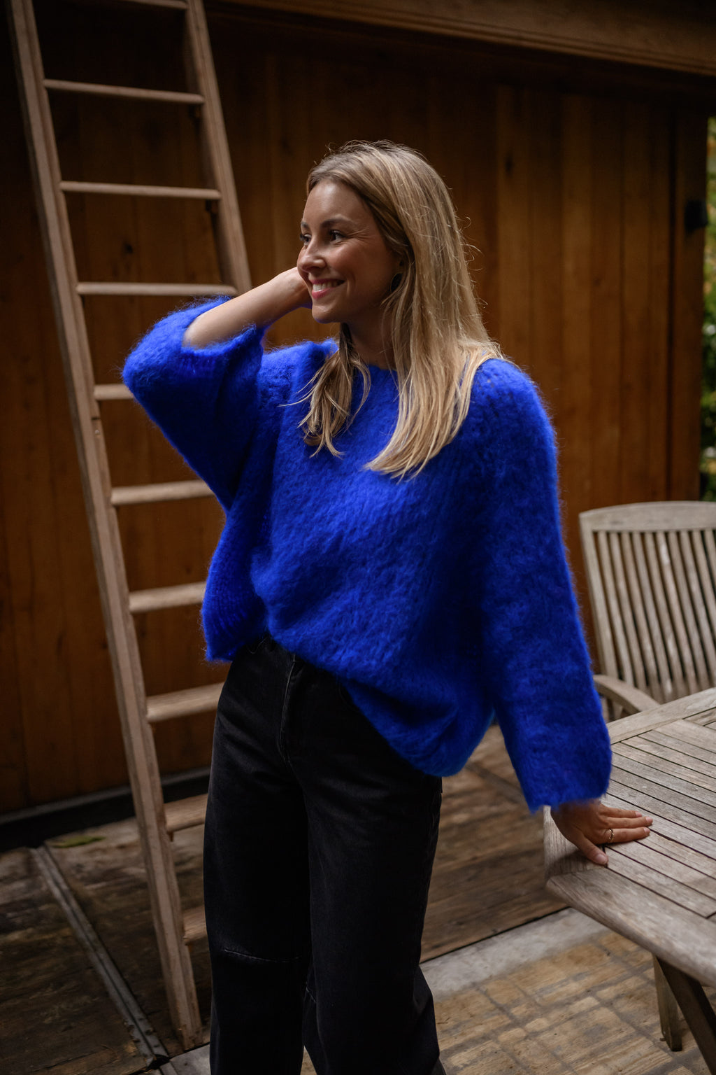 Pull Garita - bleu