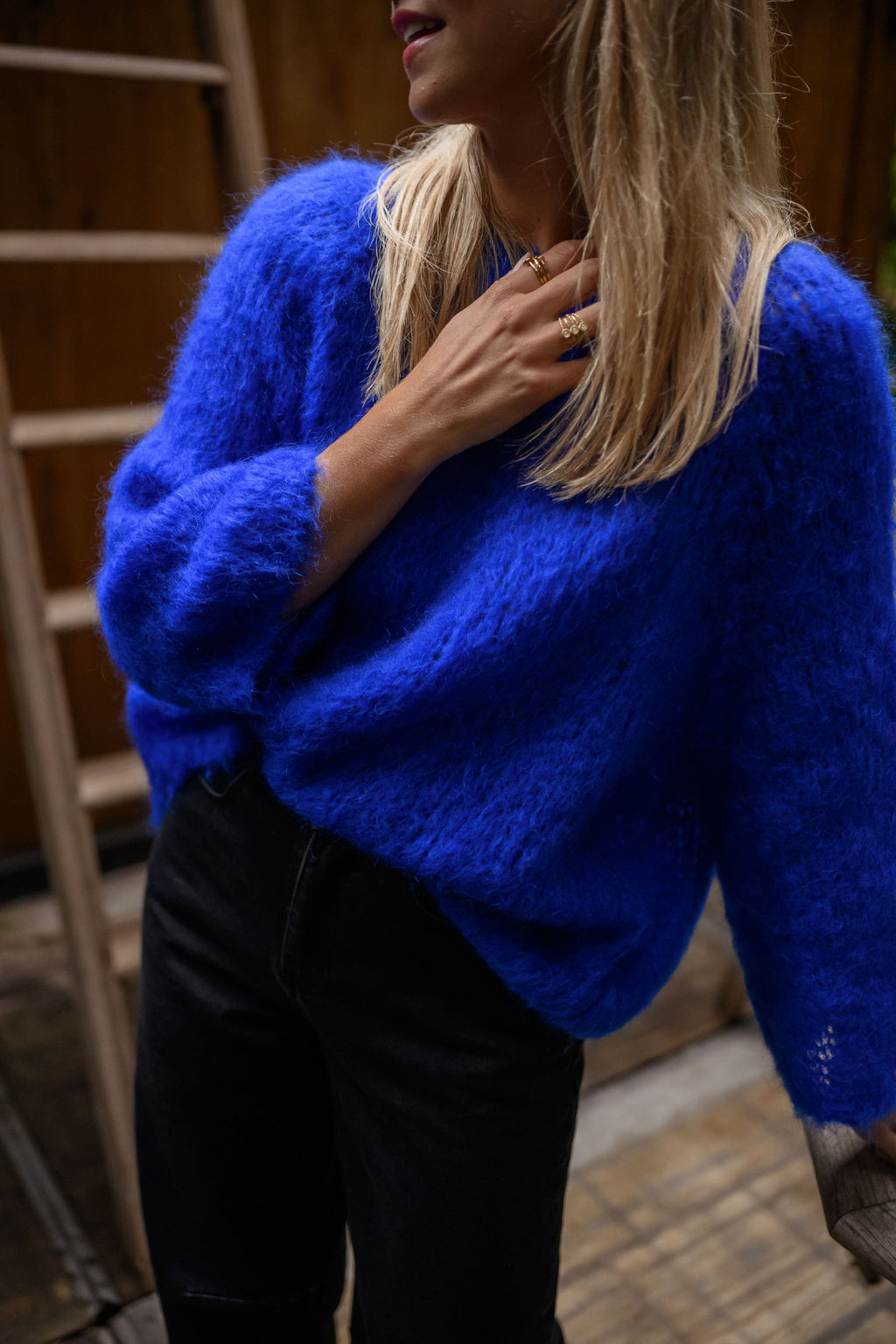 Pull Garita - bleu