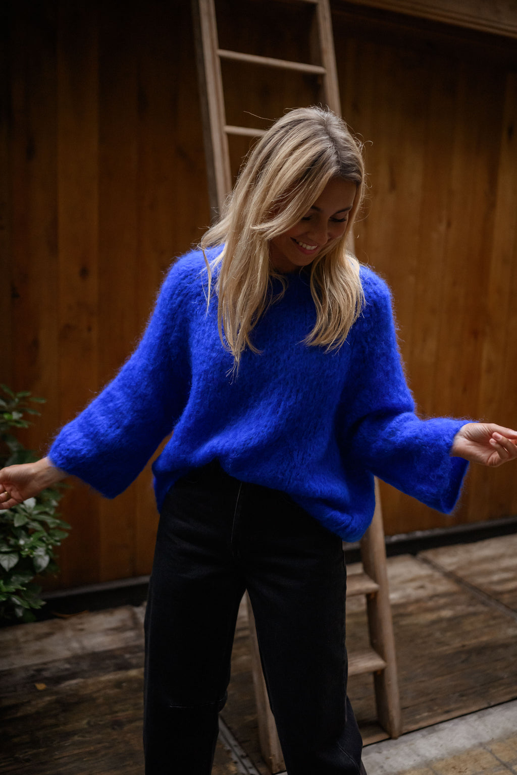 Pull Garita - bleu