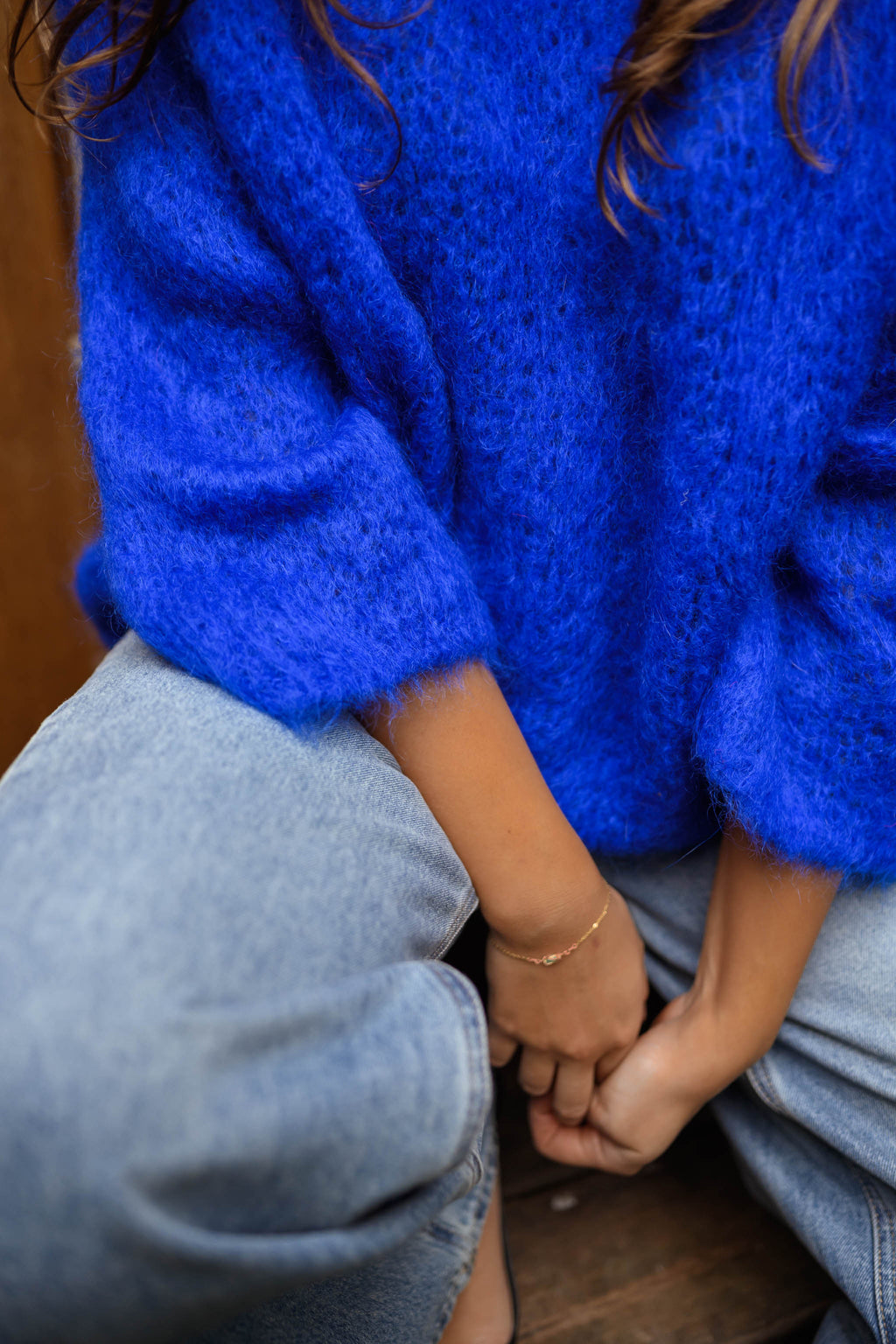Pull Garita - bleu