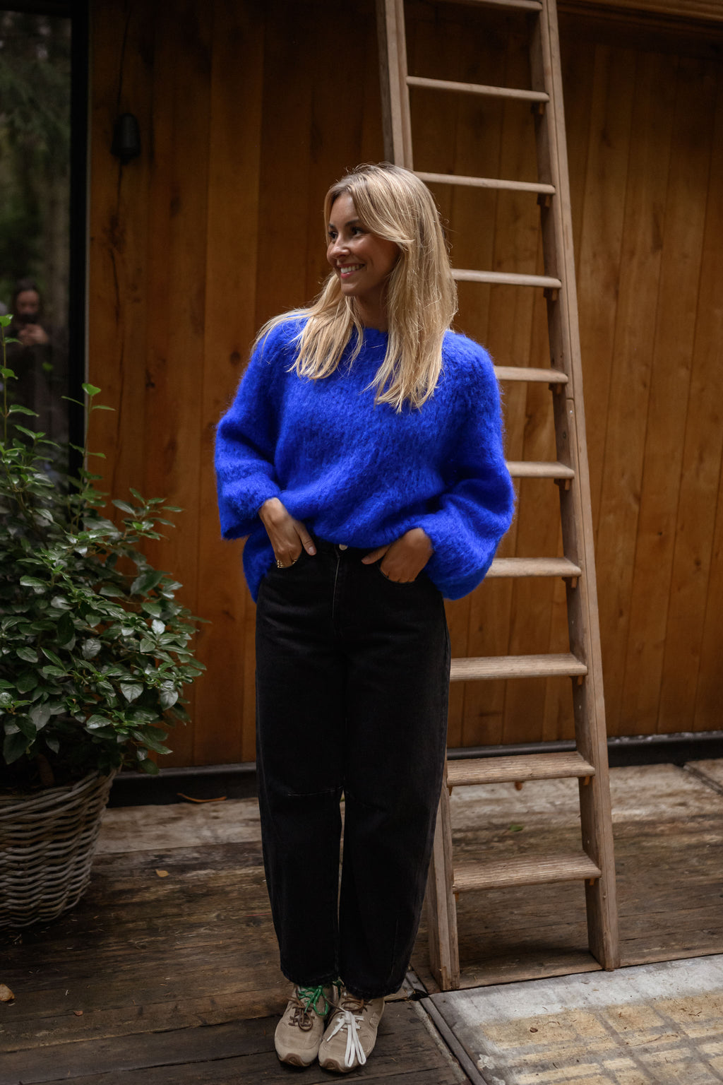 Pull Garita - bleu
