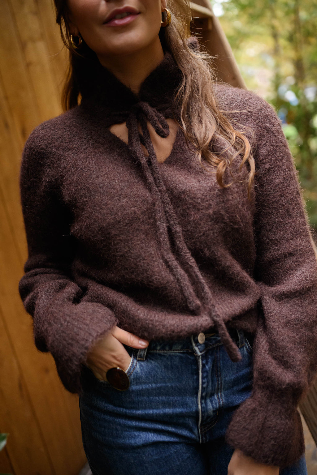 Harper sweater - brown