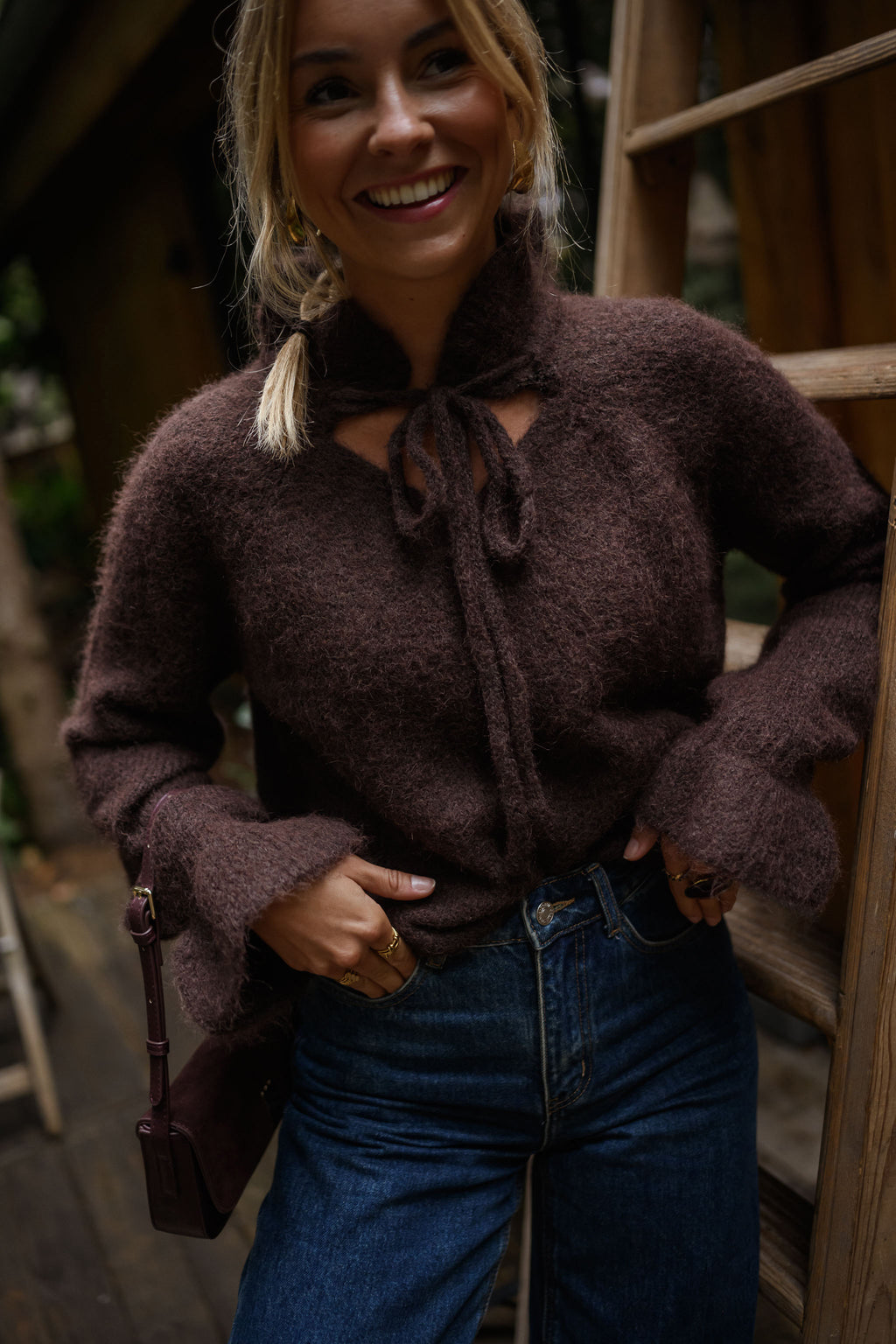Harper sweater - brown