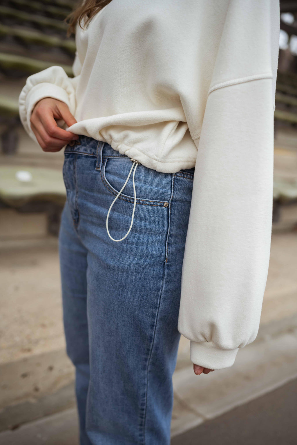 Pull Justu - écru