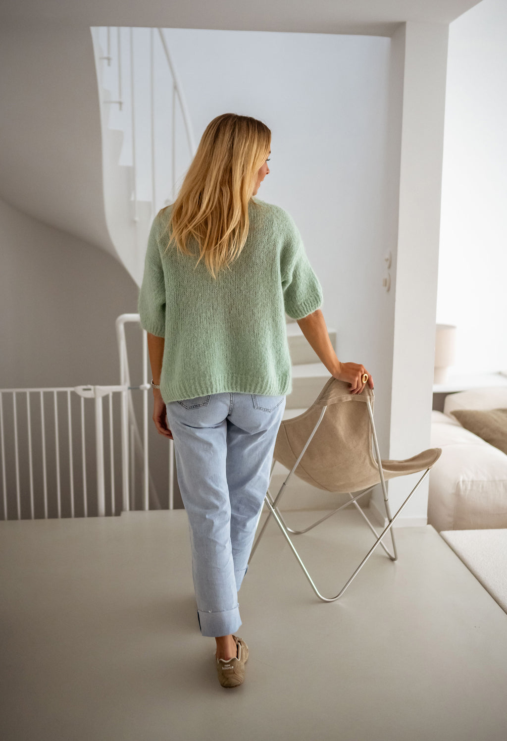 Pull Leyi - vert d'eau