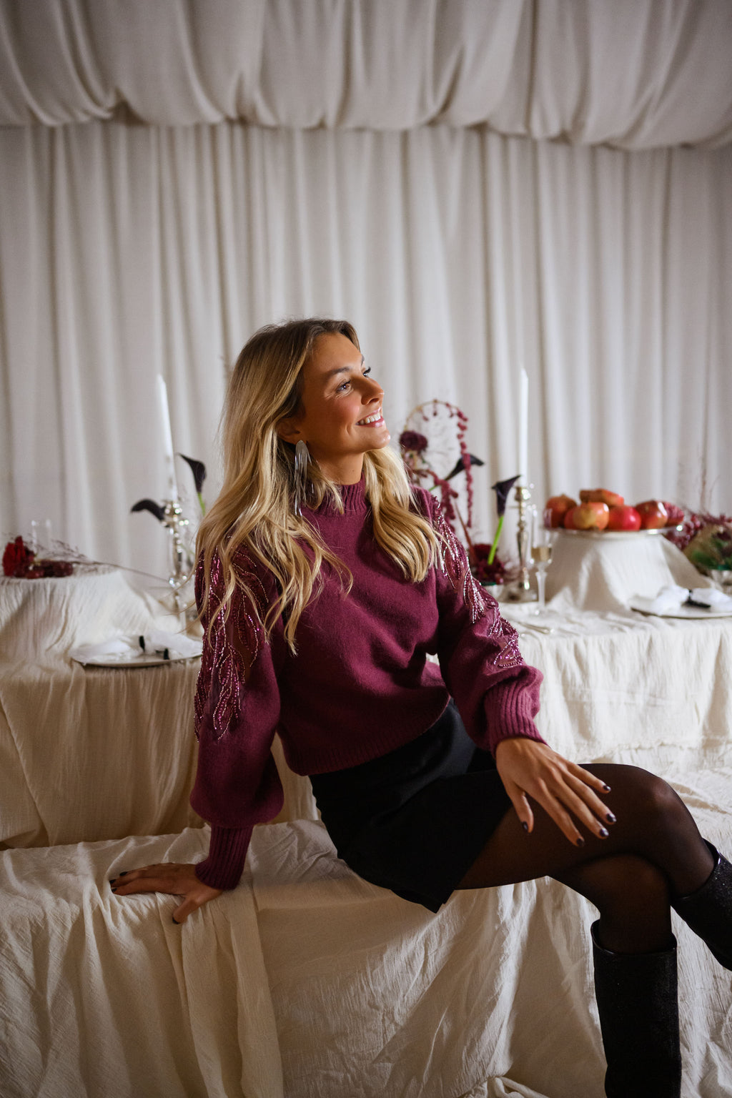 Pull Pierre -  bordeaux