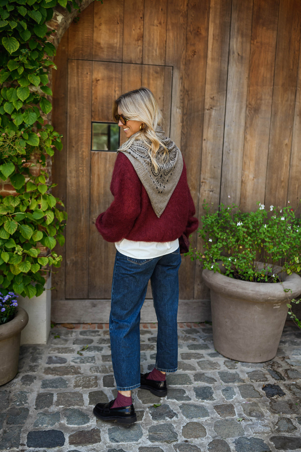 Pieter sweater - burgundy