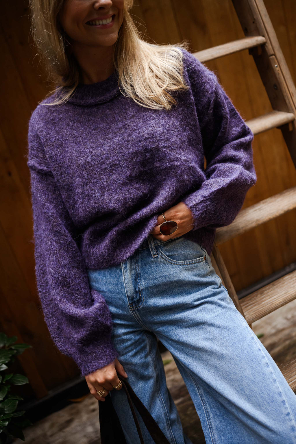 Pull Romeo - mauve