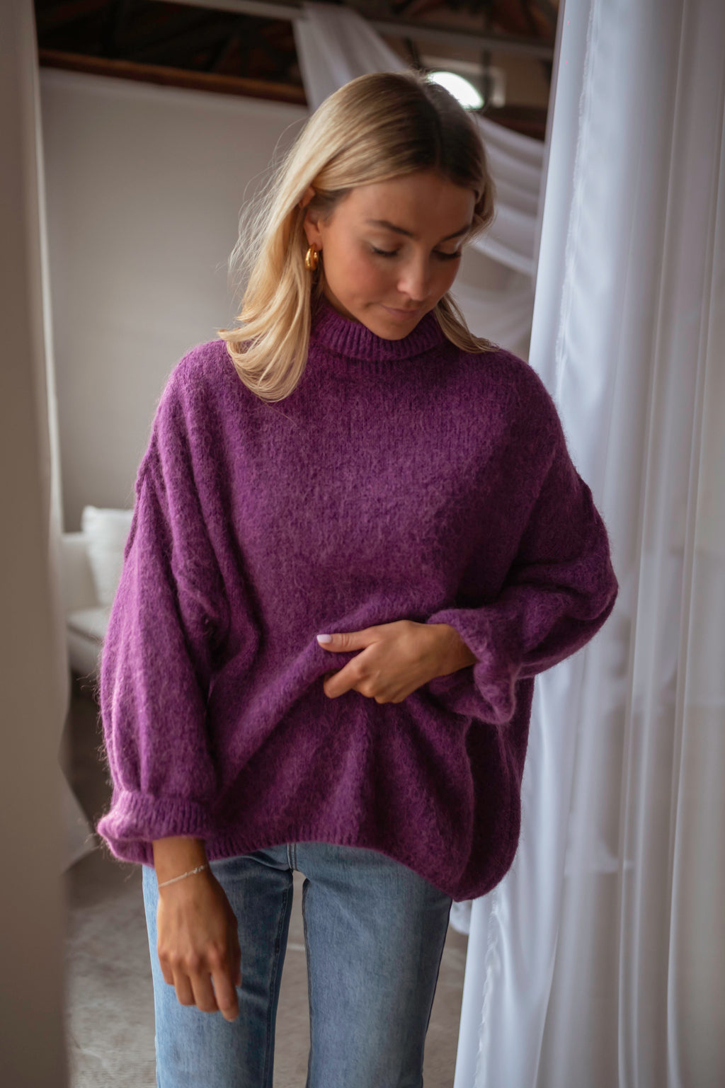 Solia sweater - plum