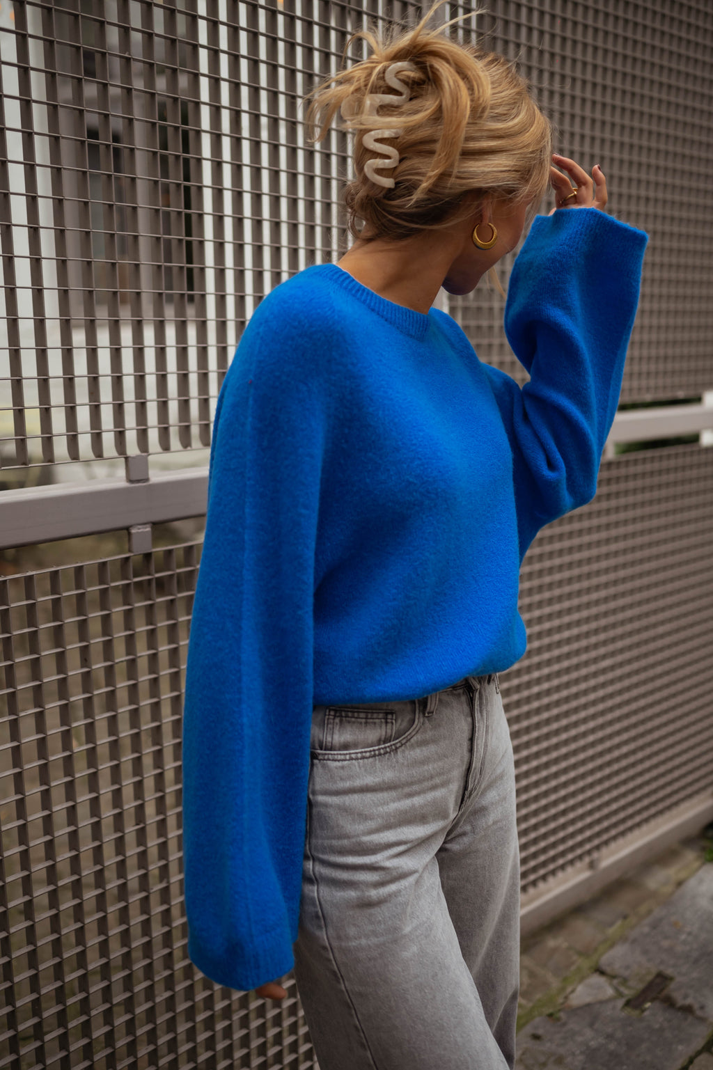 Wallas sweater - blue