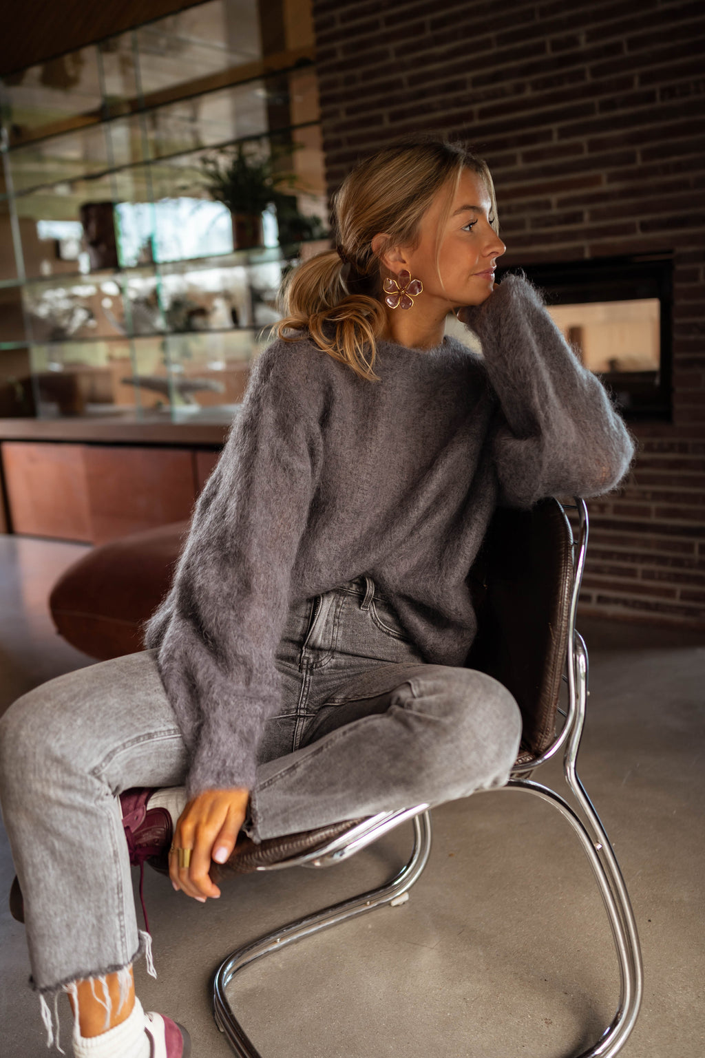 Pull Pieter - gris