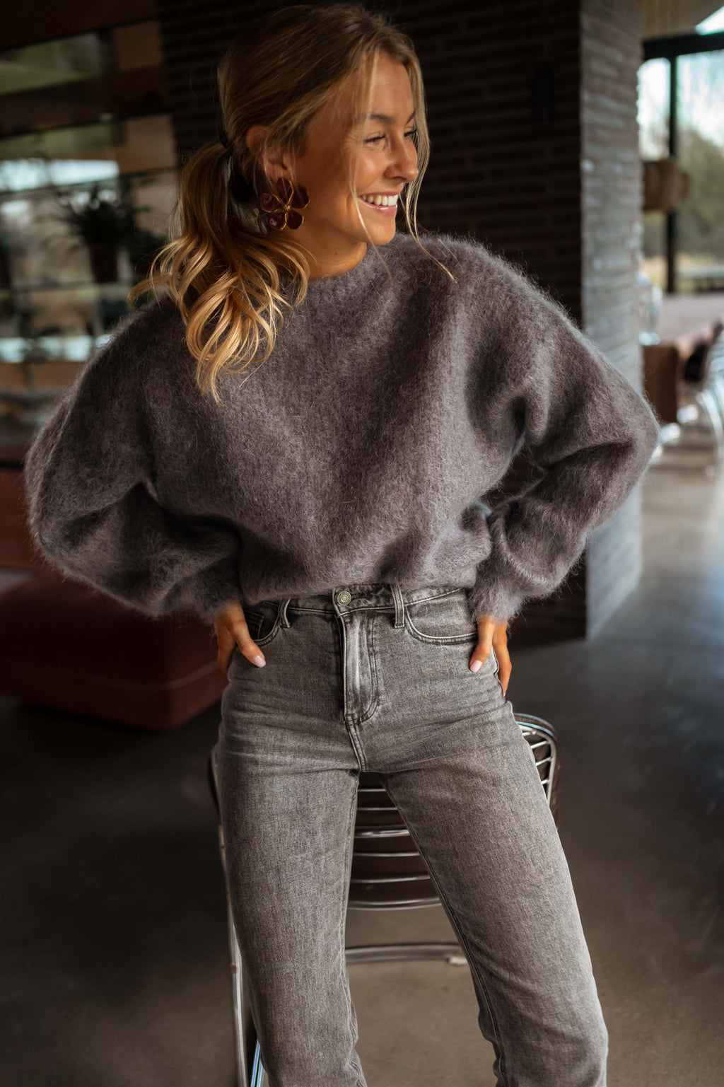Pull Pieter - gris