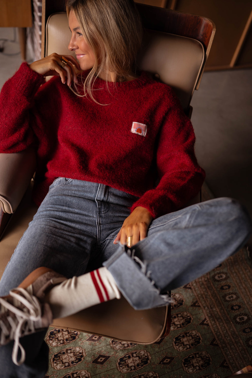 Teri sweater - burgundy by EC