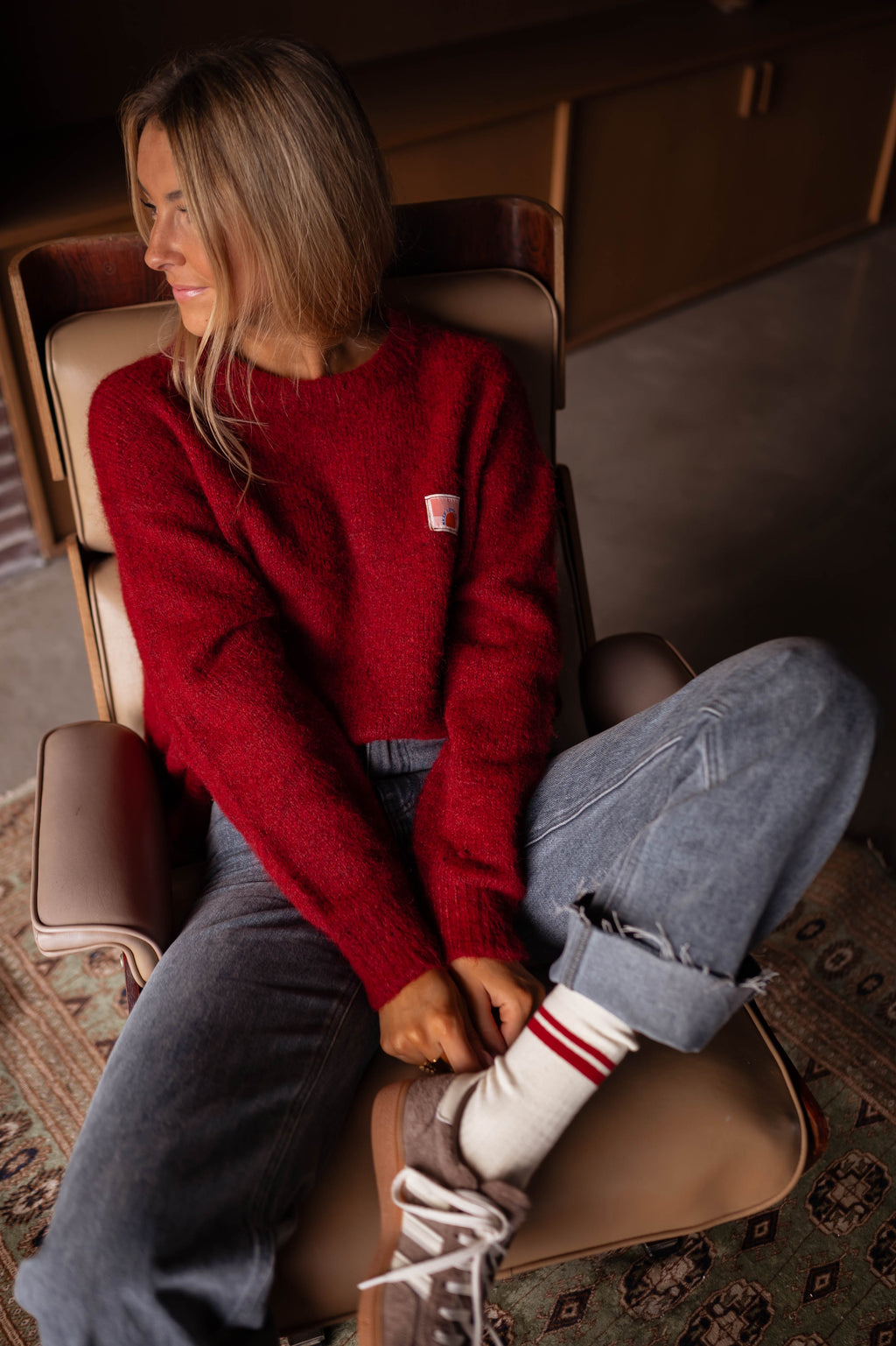 Teri sweater - burgundy by EC