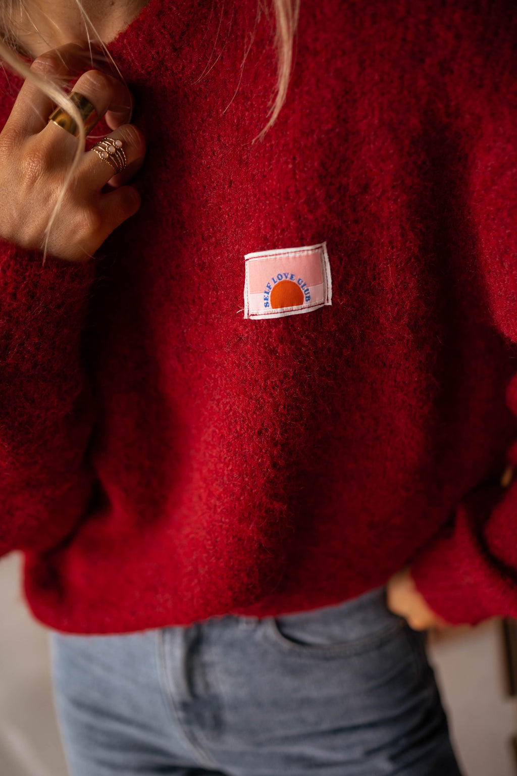 Teri sweater - burgundy by EC