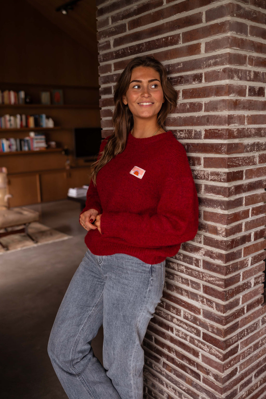 Teri sweater - burgundy by EC