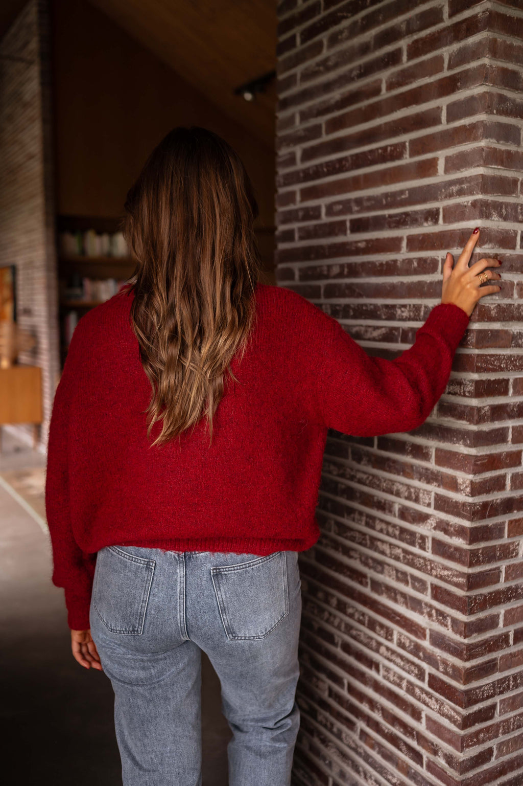 Teri sweater - burgundy by EC