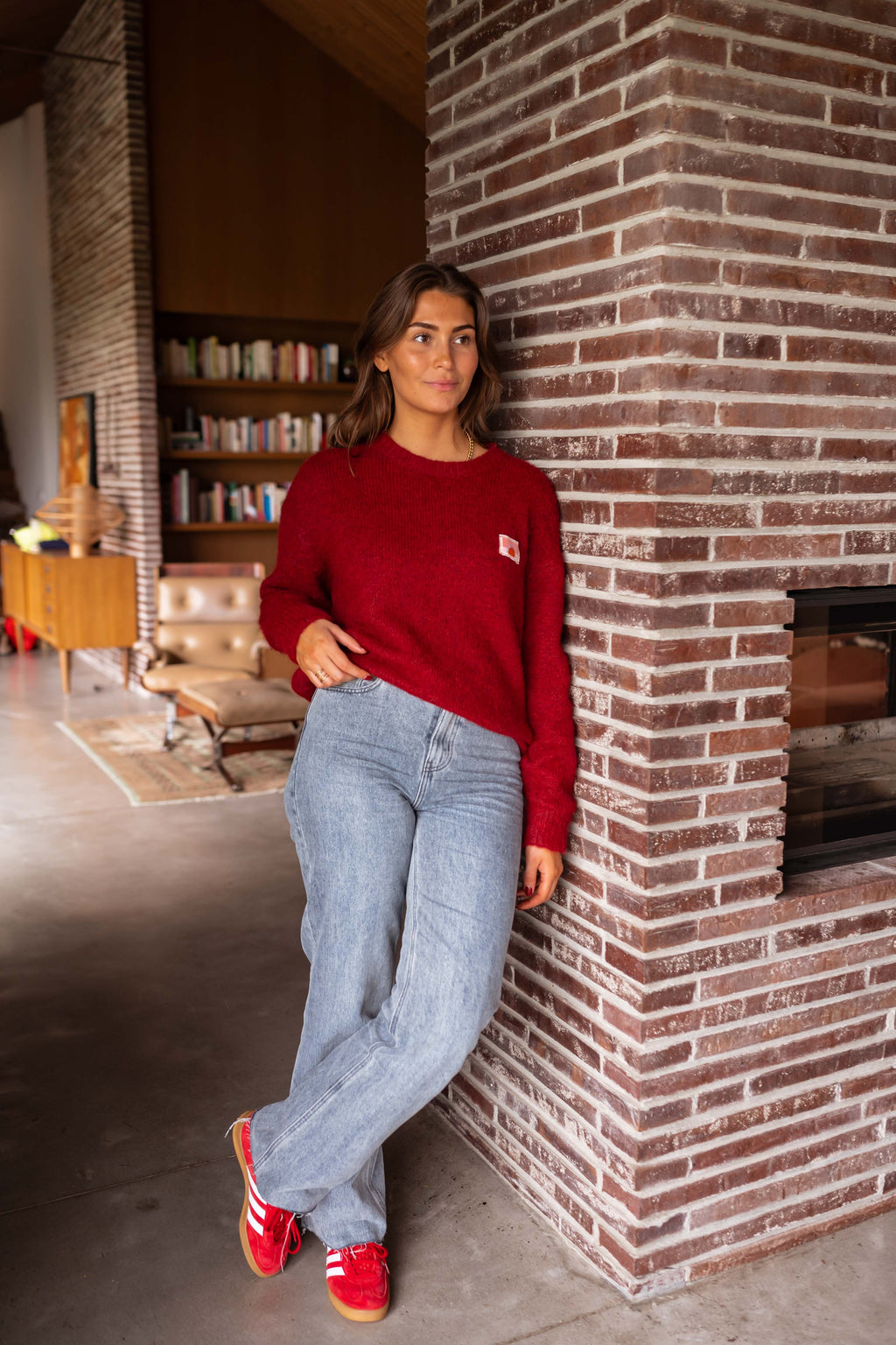 Teri sweater - burgundy by EC