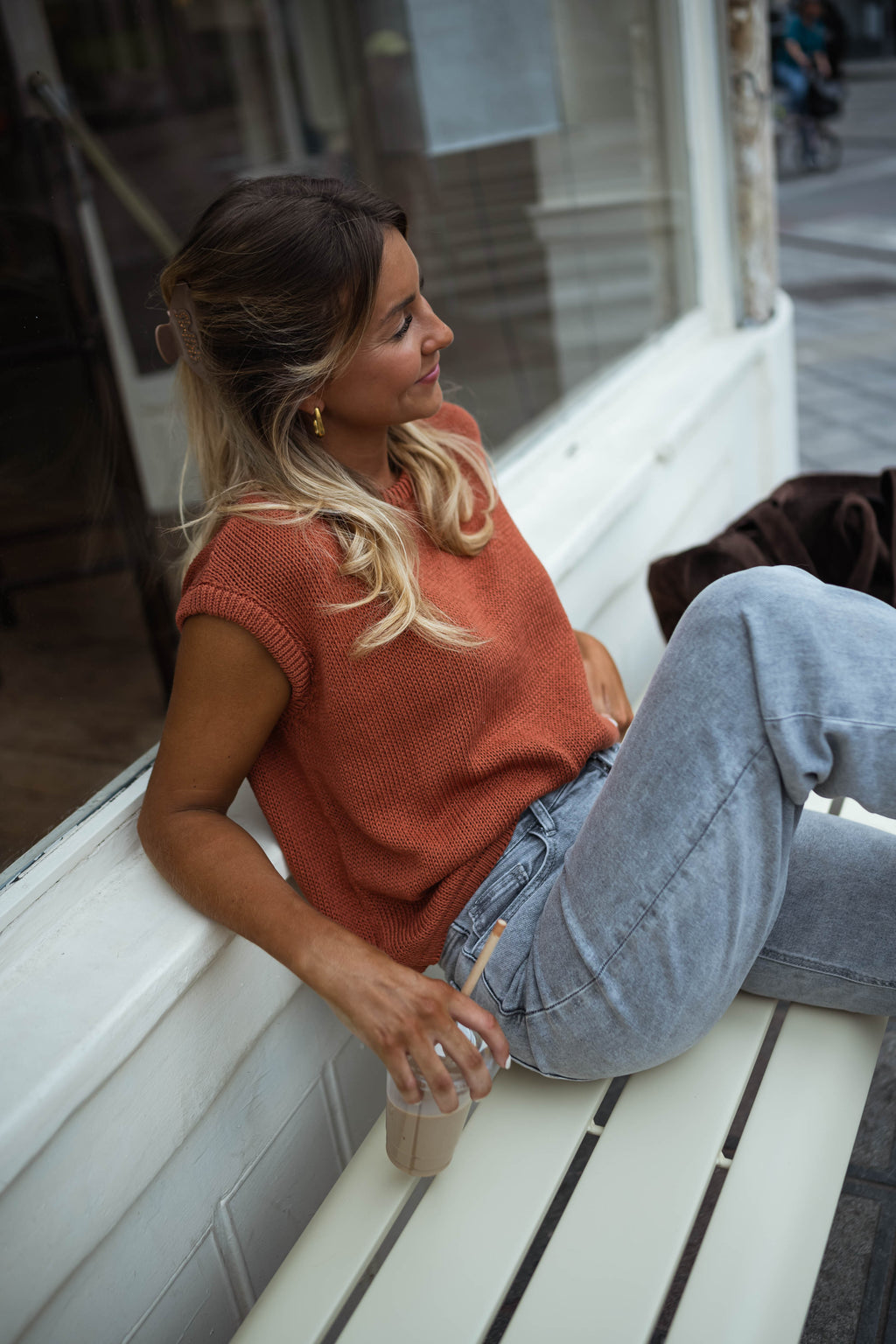 Pull Kathia - terracotta