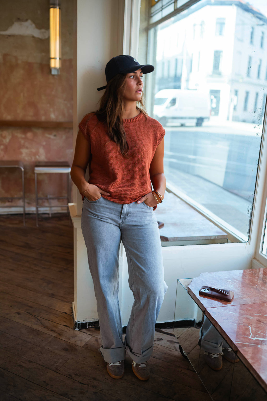 Pull Kathia - terracotta