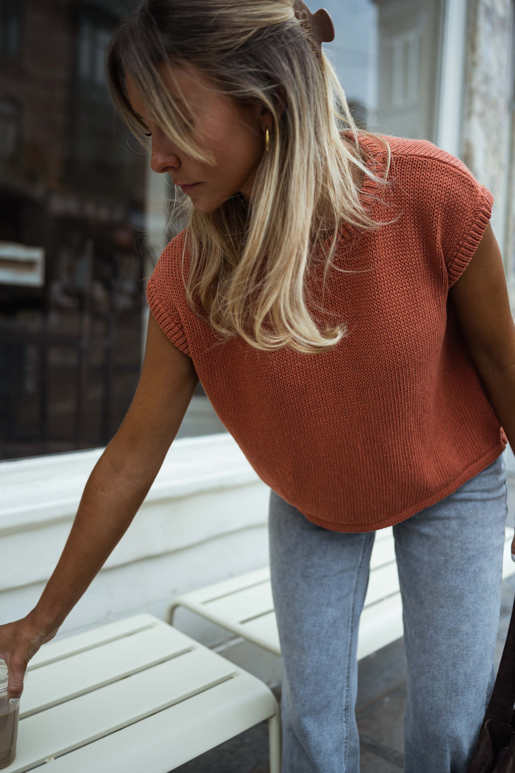 Pull Kathia - terracotta