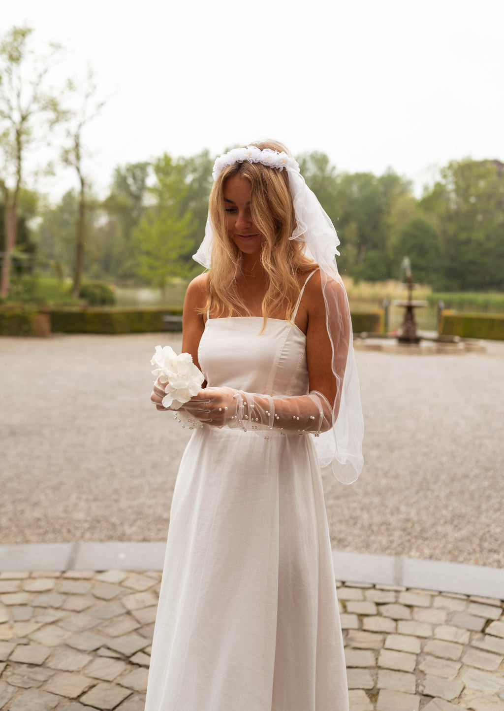 Abygaelle dress - white