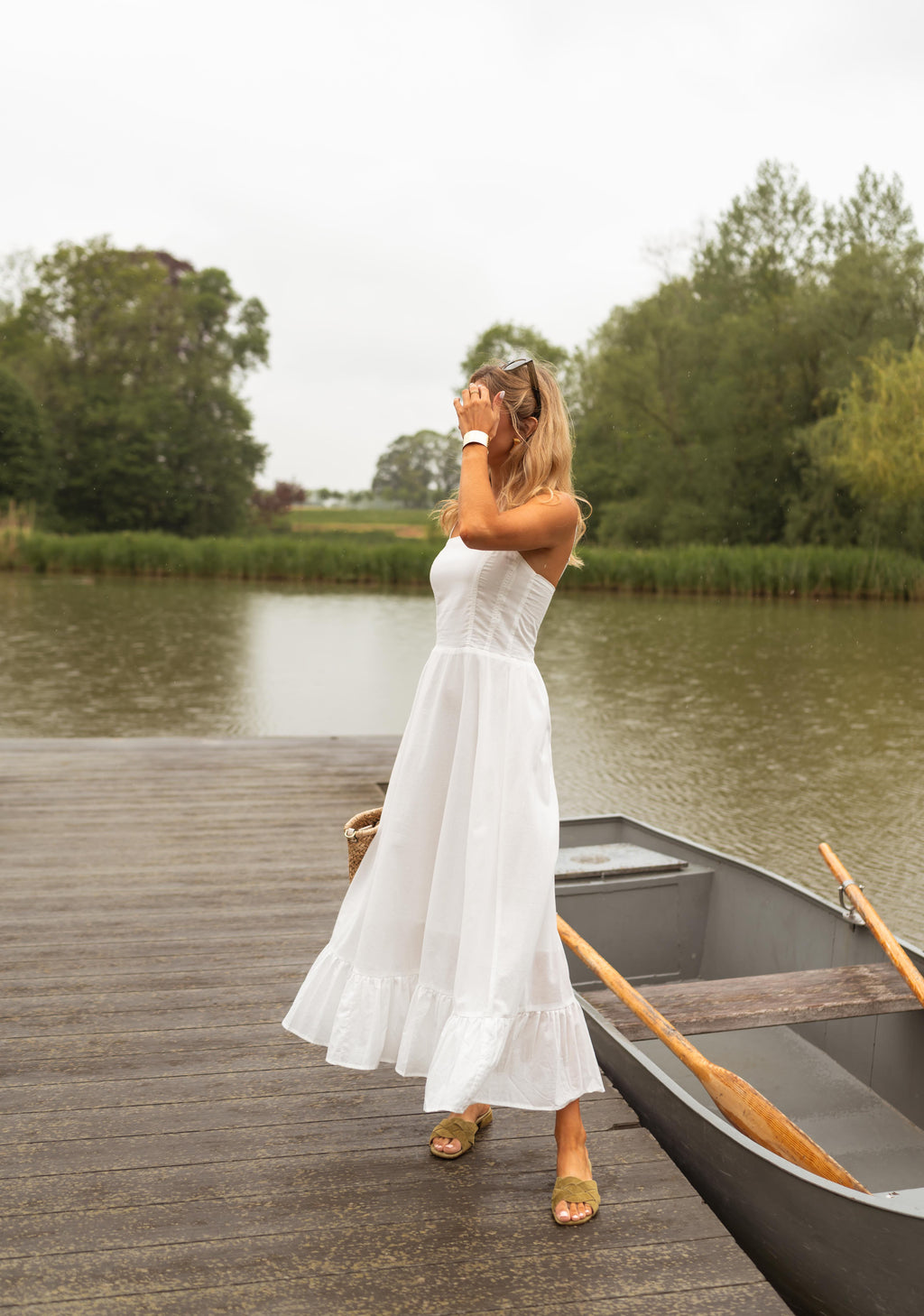 Abygaelle dress - white