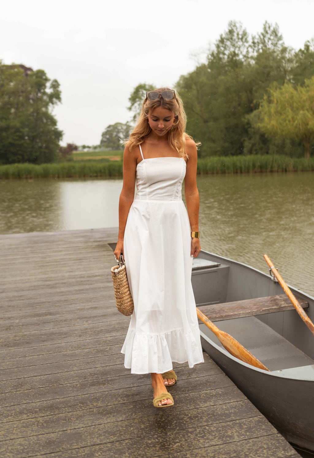 Abygaelle dress - white