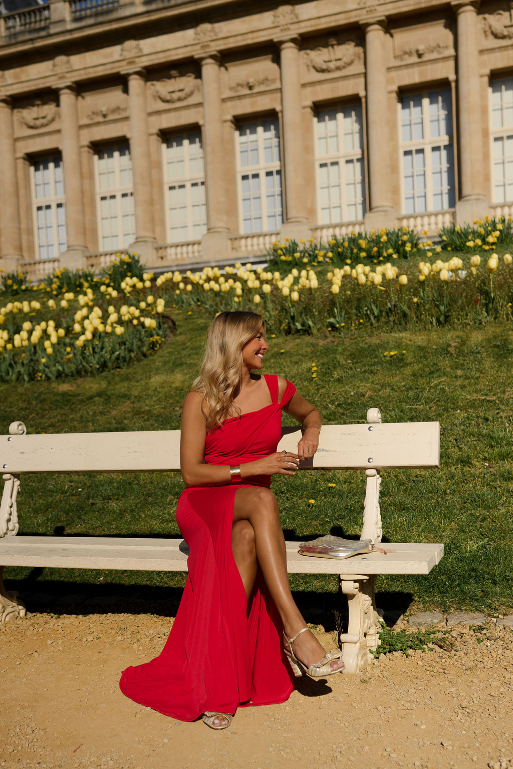 Robe Alanis - Rouge - Cérémonie – Easy Clothes