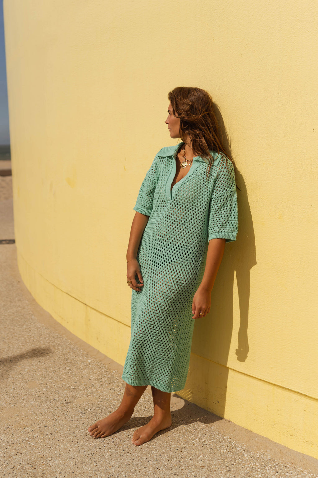 Beach dress - turquoise