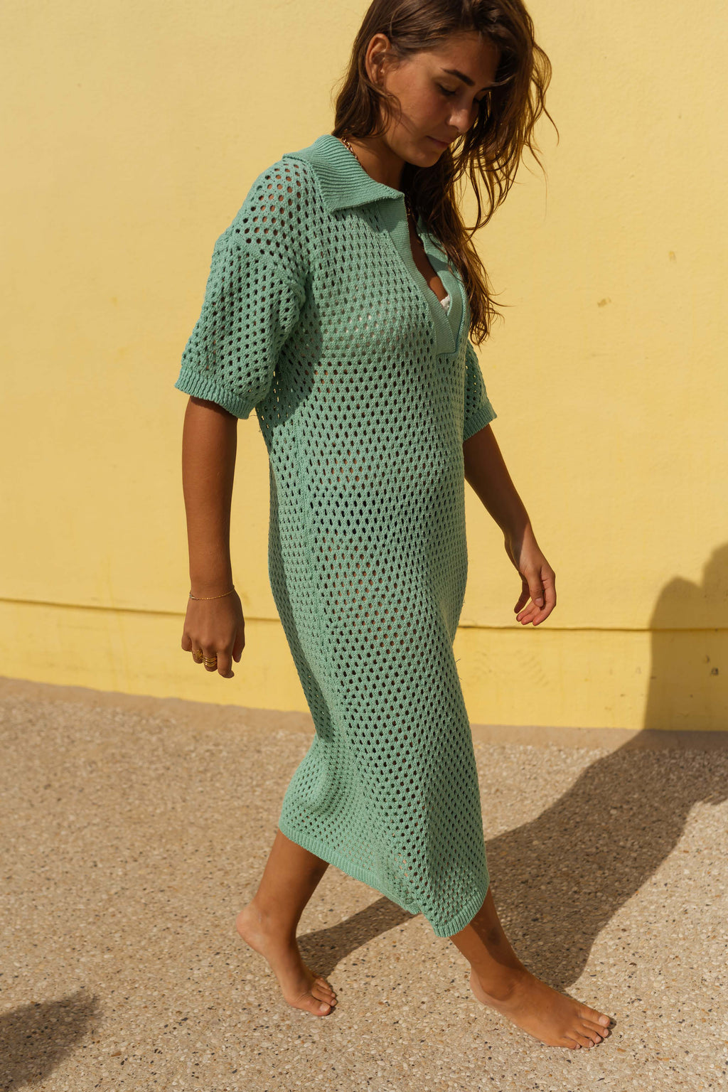 Beach dress - turquoise