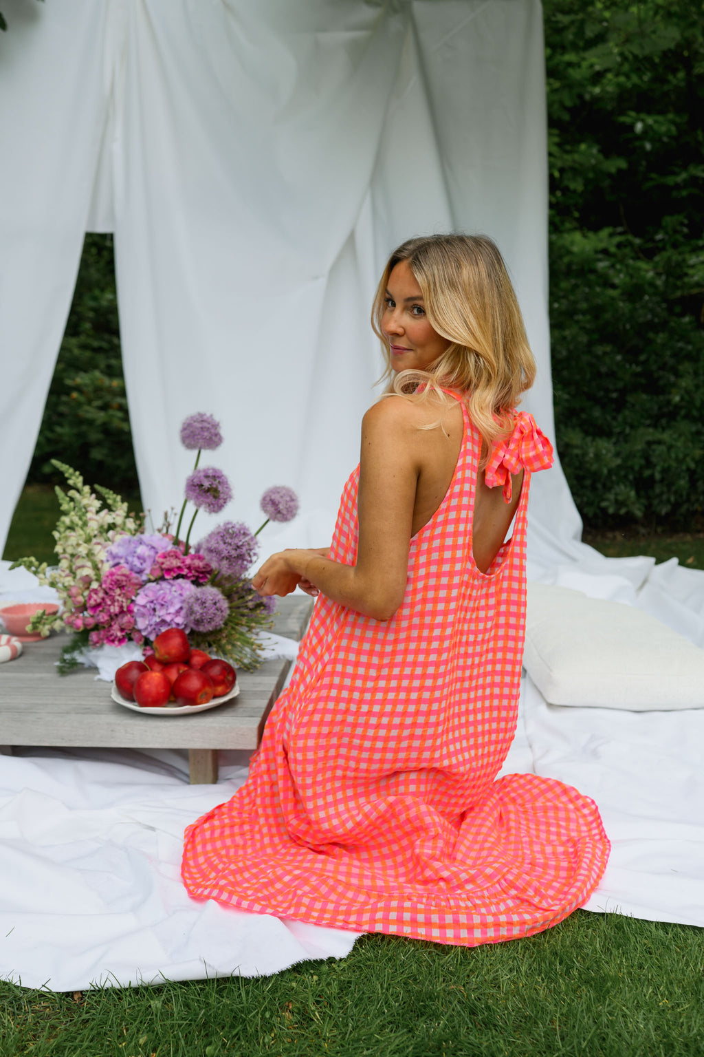 lana rose red dress Lana Dress - Orange &