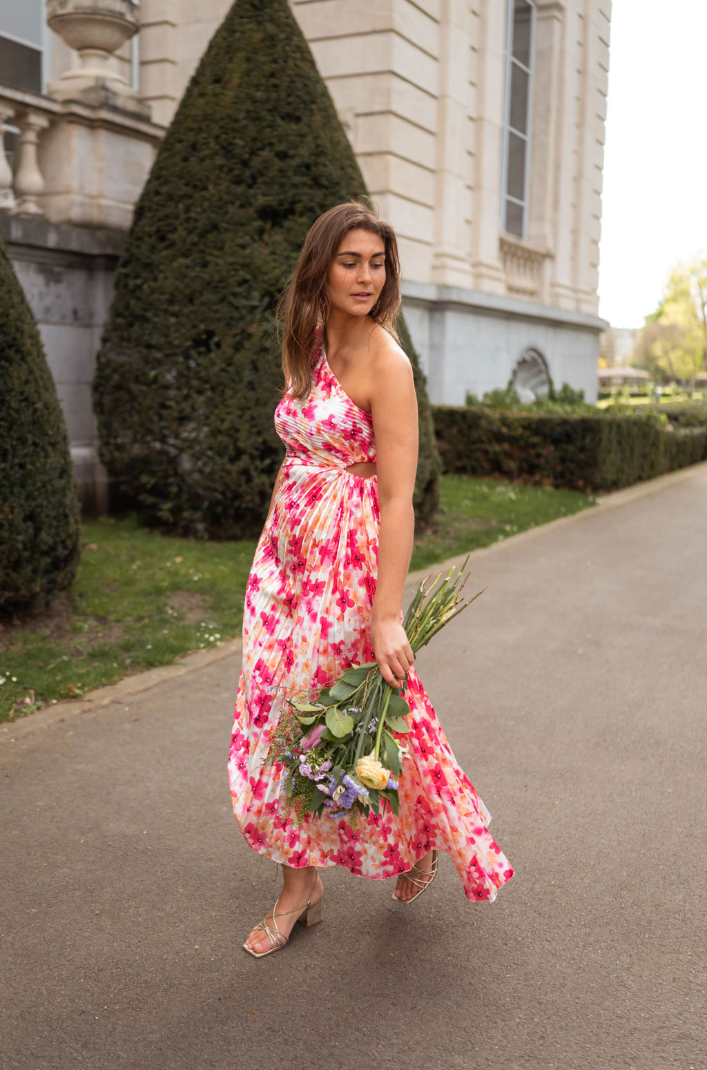 meredith floral embroidery a-line dress Meredith Floral Embroidery A-Line Dress (Women)