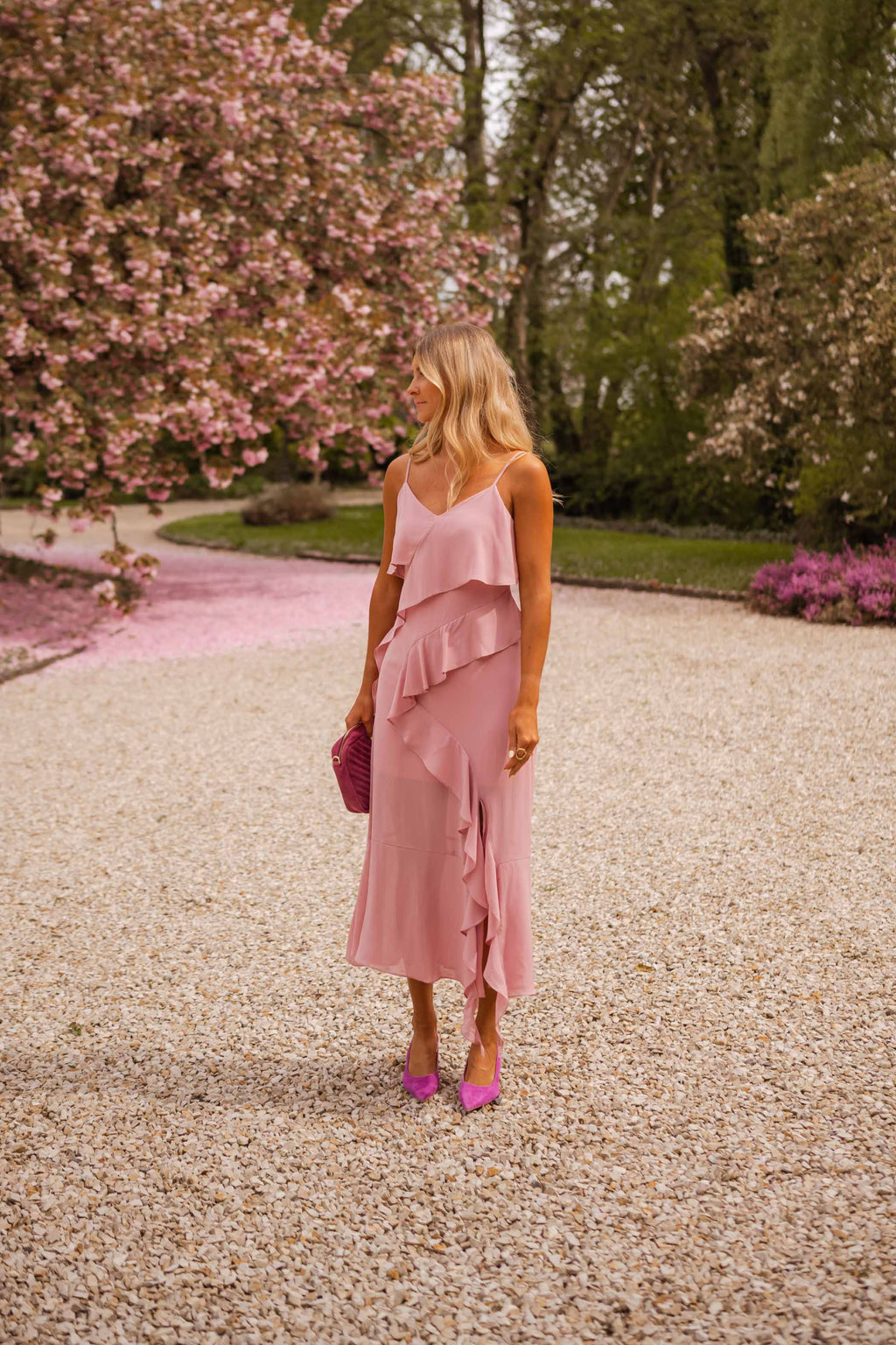 Romane dress - old pink