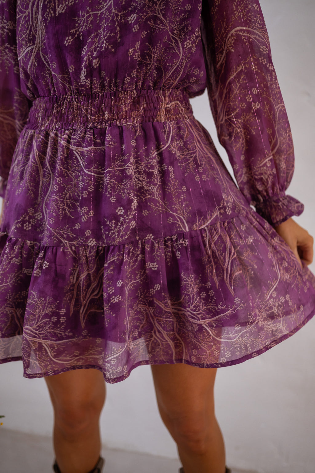 Robe Agnes - mauve