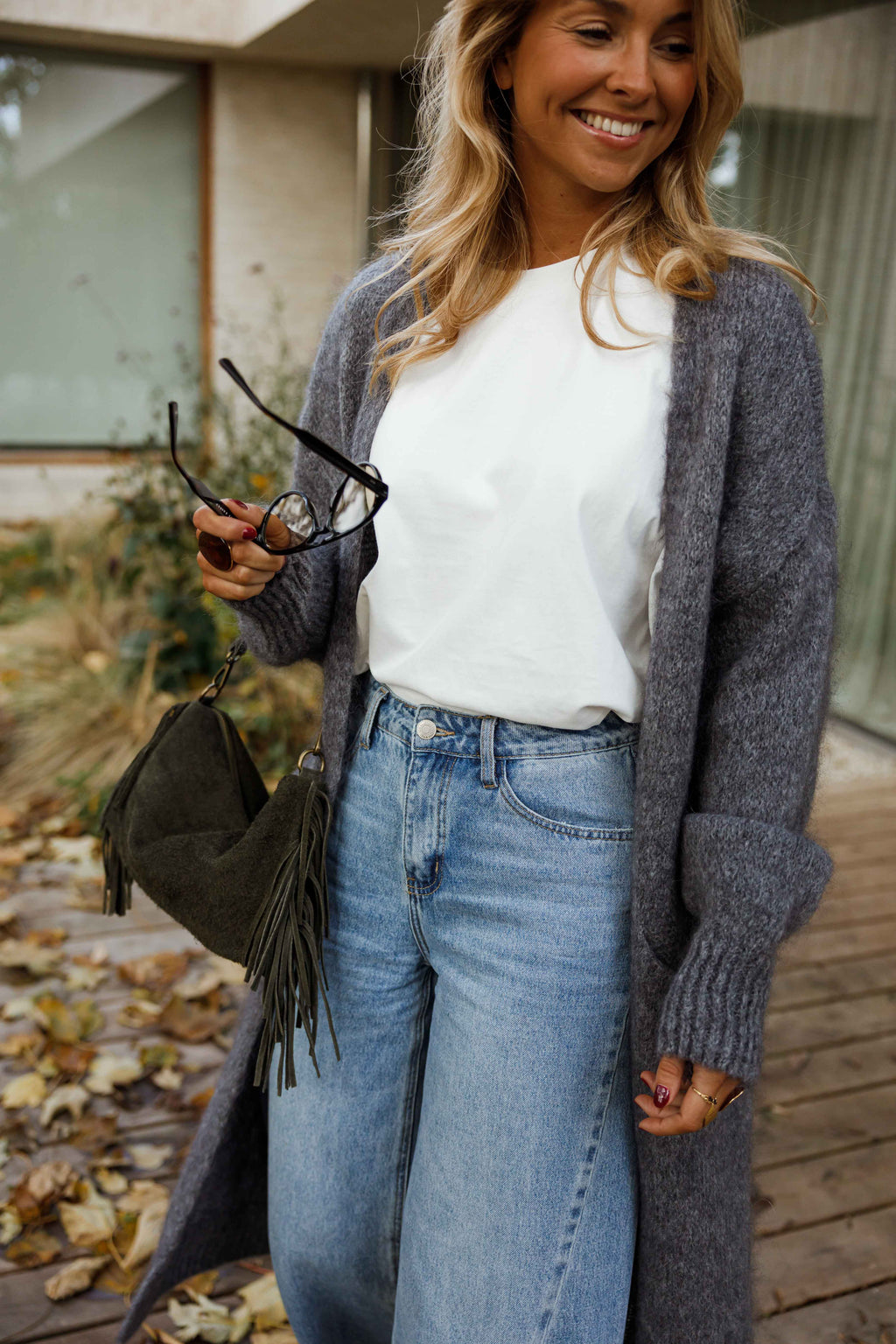 Sac Kasia - kaki à franges